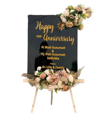 Papan Bunga Akrilik Damaran